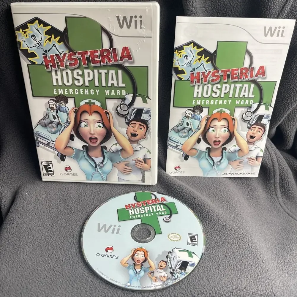 Wii Hysteria Hospital: Emergency Ward (Nintendo Wii, 2009) Preowned